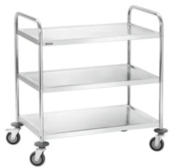 Chariot de service et débarrassage Inox - Bartscher