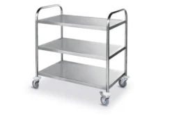 Chariot de Service Inox 3 Etagères 905x585x(H)945mm - Hendi