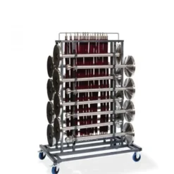 Chariot de Transport Elegance pour 16 Poteaux et Cordes - Veba