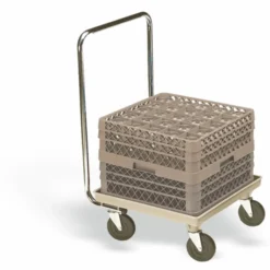 Chariot de Transport pour Casiers à Vaisselle avec Anse 540 x 540 mm - Pujadas