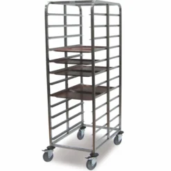 Chariot Double pour Plateau Fast-Food 12 Niveaux - Pujadas
