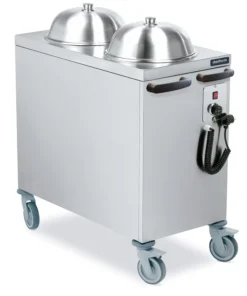 Chariot en Inox Distributeur d'Assiettes Chaudes - 130 Assiettes - Distform