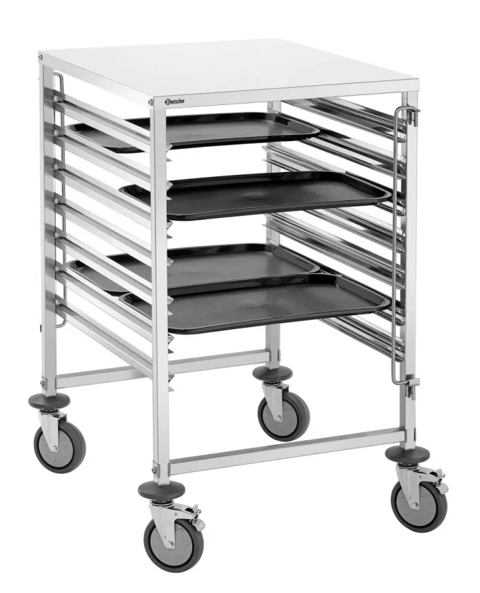 Chariot à Etagères Inox 7 x GN 2/1 - Bartscher