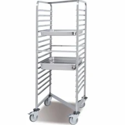Chariot à Glissières Emboîtable 17 Niveaux pour Bacs GN 2/1 - Pujadas