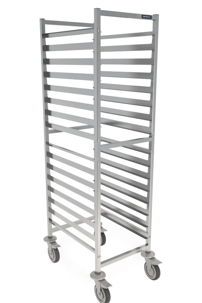 Chariot Inox de Pâtissier Renforcé pour Plateaux - Distform