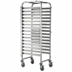 Chariot Inox Démontable 15 Glissières pour Bacs GN 1/1 - Pujadas