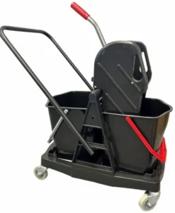 Chariot Lavage 2 Seaux 15L+Presse Machoires - Guialto