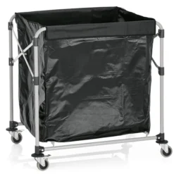 Chariot à Linge en Fer avec 4 Roulettes 89,5 x 66 x 86 cm - Was Germany