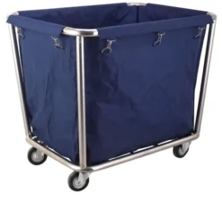 Chariot à Linge Inox avec Sac à Linge Amovible - Hendi