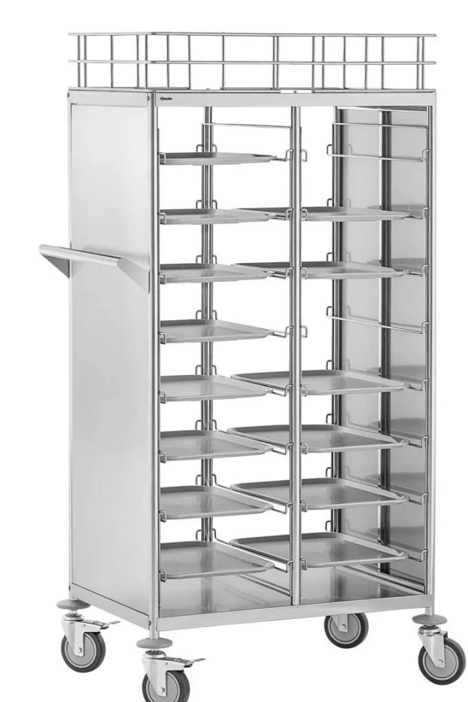 Chariot à Plateaux Inox 16 KN - Bartscher