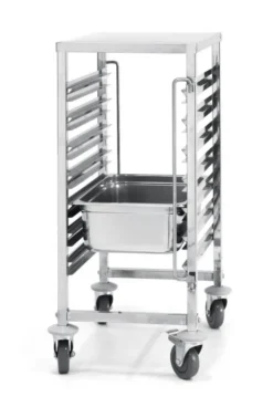 Chariot porte-plateaux - 7 x GN 1/1 445x615x(H)945 mm - Hendi