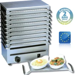 Chauffe plat à 10 plaques - Sofraca