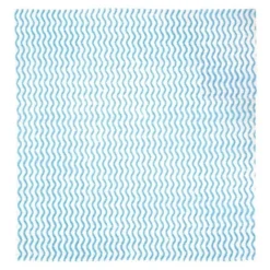 Chiffon non tissé bleu - Rouleau de 100 chiffons - Jantex