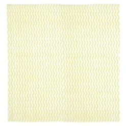 Chiffon non tissé jaune - Rouleau de 100 chiffons - Jantex