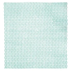 Chiffon non tissé vert - Rouleau de 100 chiffons - Jantex