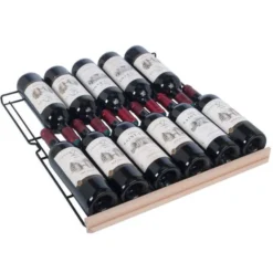 Clayette CLATRAD13 multi formats de type fixe, fil d'acier avec fronton bois - La Sommelière