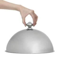Cloche à Assiette Inox Poli 280 mm - APS