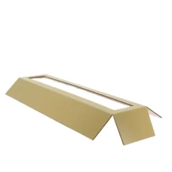 Cloche en carton micro-canelure fenetre pvc Gusteo - Lot de 100 - Créapak