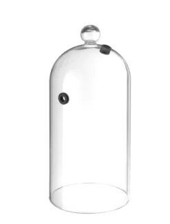 Cloche en verre avec aération Cloche cocktail 130x(H)282 mm - Hendi