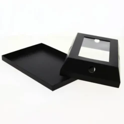Cloche à Fromage Noire Rectangle 30.5X20.5 Lot de 20 - Créapak