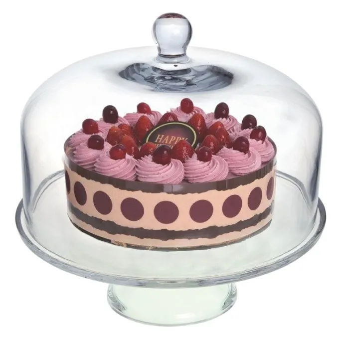Cloche à Gâteau en Verre - 285(Ø) mm - Olympia