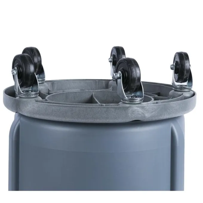 Collecteur de Déchets Gris - 75L - Rubbermaid