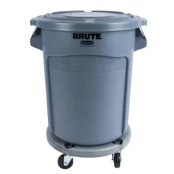 Collecteur de Déchets Gris - 75L - Rubbermaid