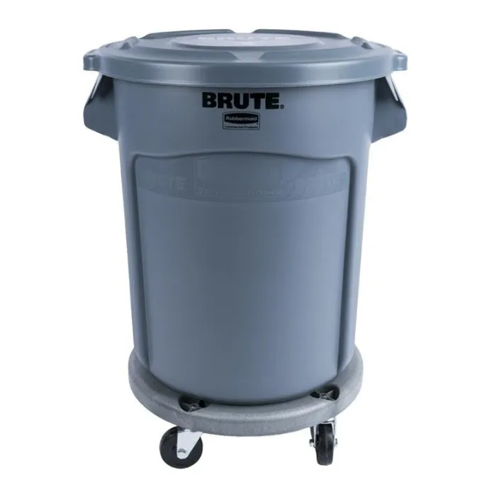 Collecteur de Déchets Gris - 75L - Rubbermaid