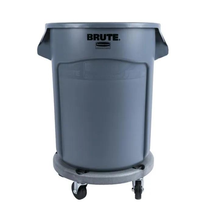 Collecteur de Déchets Gris - 75L - Rubbermaid