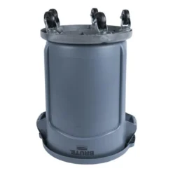 Collecteur de Déchets Gris - 75L - Rubbermaid