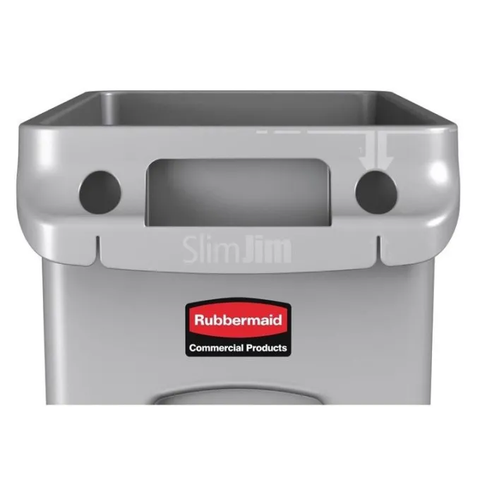 Collecteur Slim Jim Rubbermaid 60L