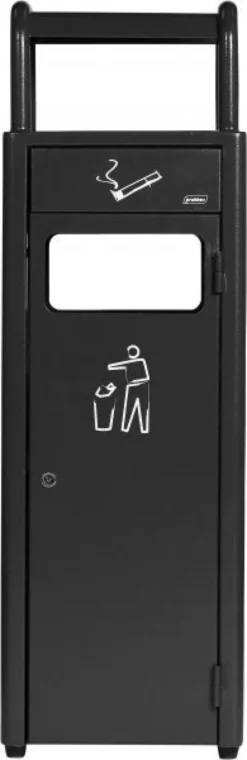 Combiné Collecteur de Déchets 24L avec Cendrier 3,3L - Probbax
