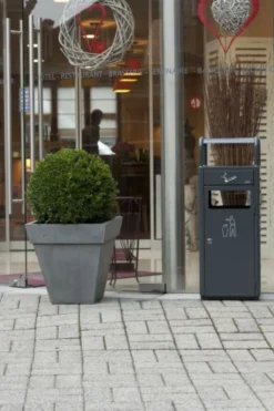 Combiné Collecteur de Déchets 20L avec Cendrier 2,3L - Probbax