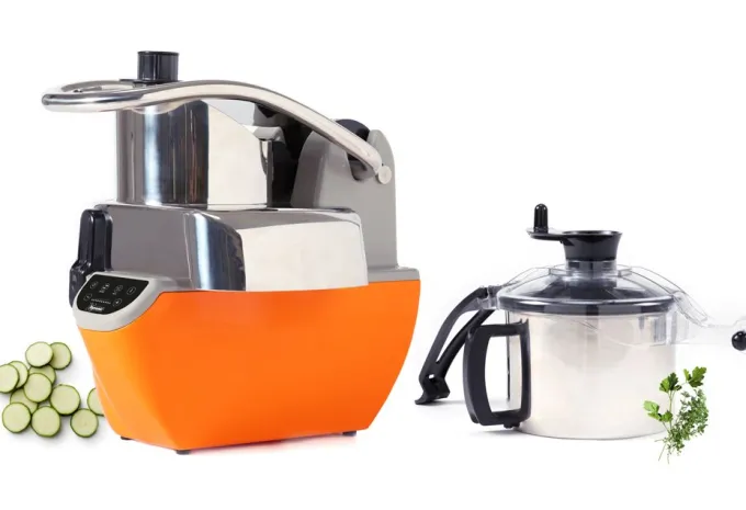 Combiné Cutter/Coupe-Légumes Electrique Vitesse Variable avec Ecran Digital - Dynamic