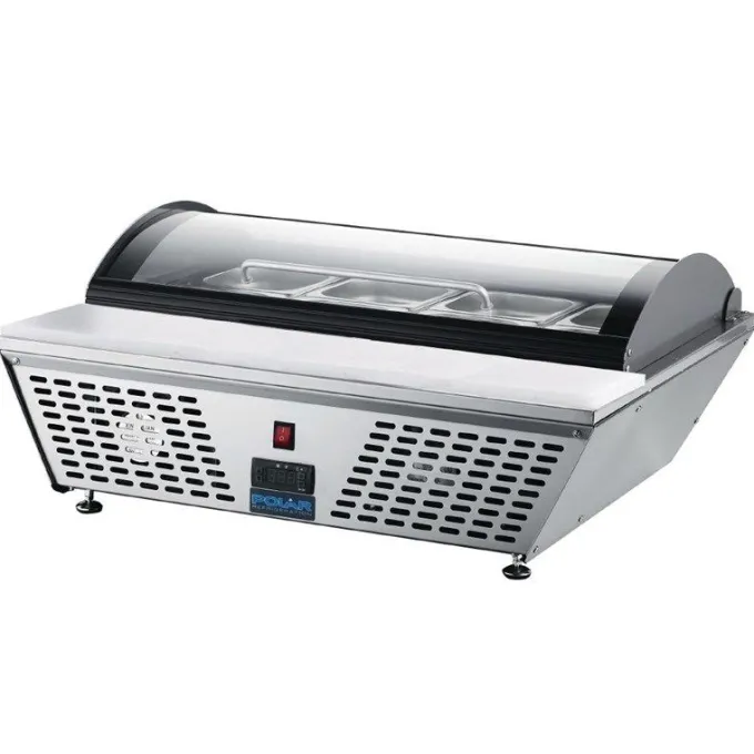 Comptoir de Préparation Positif Série G - 4 x GN 1/3 - Polar