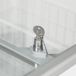 Congélateur coffre avec couvercles coulissants vitrés plats - 165 Litres - Tefcold