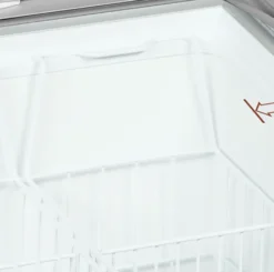 Congélateur coffre de crème glacée avec couvercles coulissants vitrés bombés 157 L - Tefcold