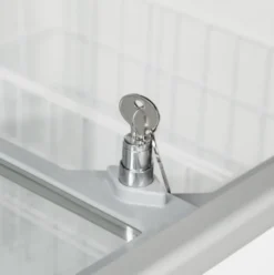 Congélateur coffre de Crème Glacée avec couvercles coulissants vitrés plats - 486 L - TEFCOLD