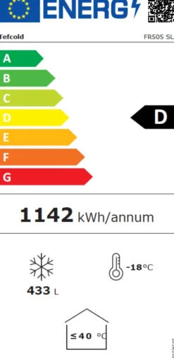 Congélateur Coffre FR505S SL Couvercle en Acier Inoxydable - 454 Litres - Tefcold