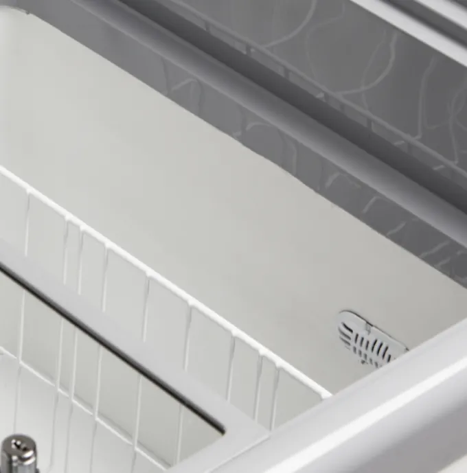 Congélateur coffre élégant avec couvercles coulissants vitrés plats - 298 L - TEFCOLD