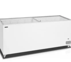 Congélateur de Crème Glacée coffre avec couvercles coulissants vitrés plats - TEFCOLD