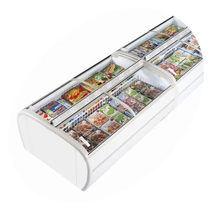 Congélateur de Supermarché TWIN 220-F - TEFCOLD