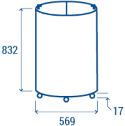 Congélateur Professionnel Couvercle Vitré 80 Litres - Cool Head