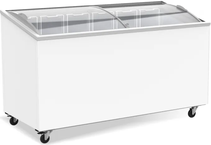Congélateur Professionnel Couvercle en Verre - 460 Litres - Combisteel