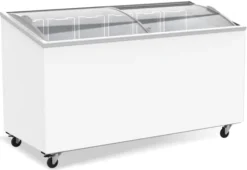 Congélateur Professionnel Couvercle en Verre - 460 Litres - Combisteel