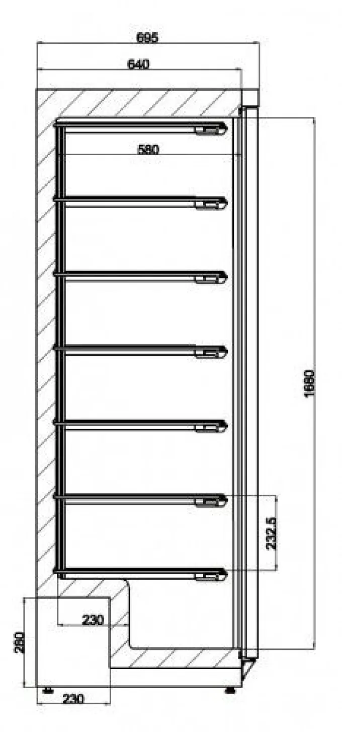 Congélateur Professionnel - Inox 555 L - Combisteel
