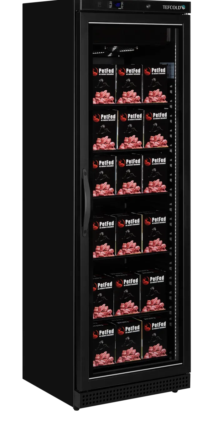 Congélateurs verticaux de vitrine UF400VGB - Tefcold