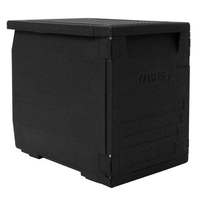 Conteneur isotherme EPP à chargement frontal avec 9 glissières - 126 litres - Cambro