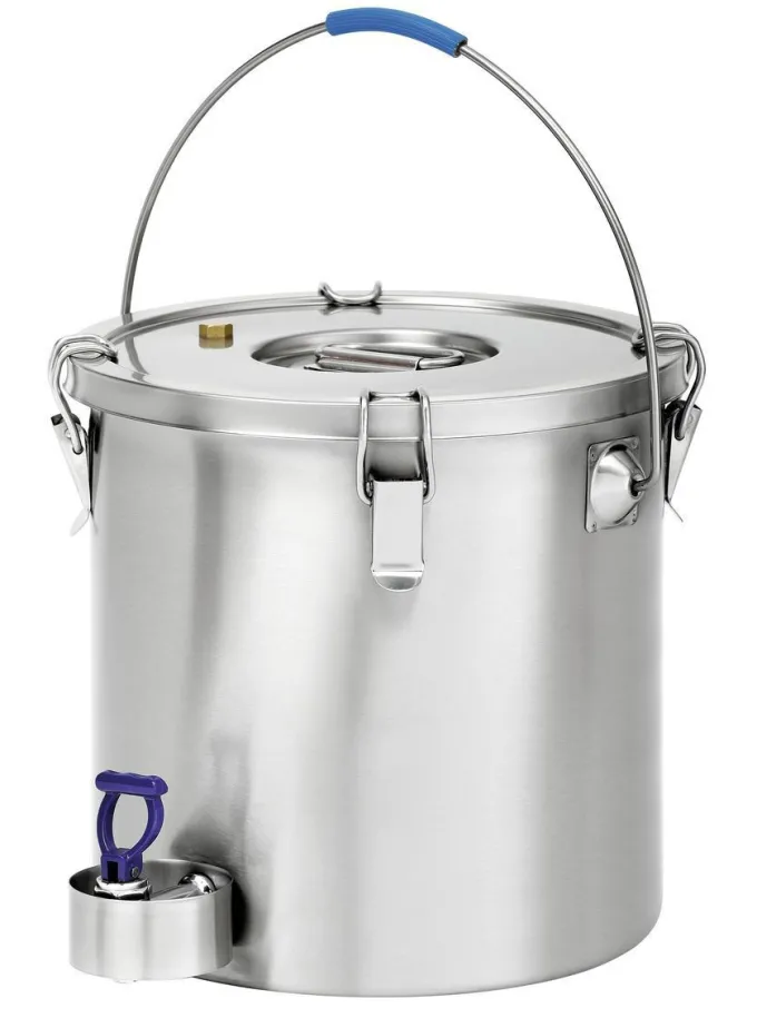 Conteneur Isotherme Professionnel CNS 18/10 avec Robinet - 20 L - Bartscher