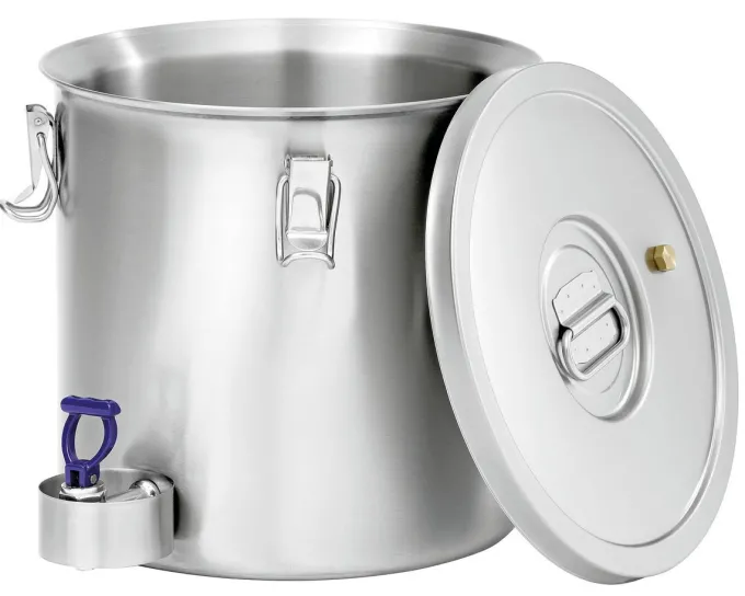 Conteneur Isotherme Professionnel CNS 18/10 avec Robinet - 20 L - Bartscher